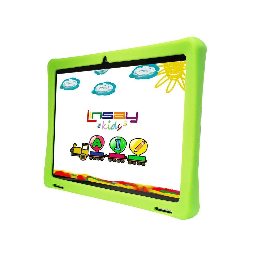 10.1 in. 1280x800 IPS 2GB RAM 32GB Storage Android 12 Tablet with Green Kids Defender Case by LINSAY 5 10.1 in. 1280x800 IPS 2GB RAM 32GB Storage Android 12 Tablet with Green Kids Defender Case by LINSAY - Image 3
