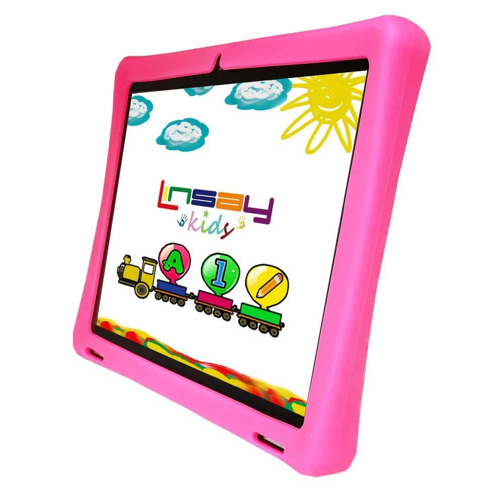 10.1 in. 1280x800 IPS 2GB RAM 32GB Storage Android 12 Tablet with Pink Kids Defender Case by LINSAY 5 10.1 in. 1280x800 IPS 2GB RAM 32GB Storage Android 12 Tablet with Pink Kids Defender Case by LINSAY - Image 3