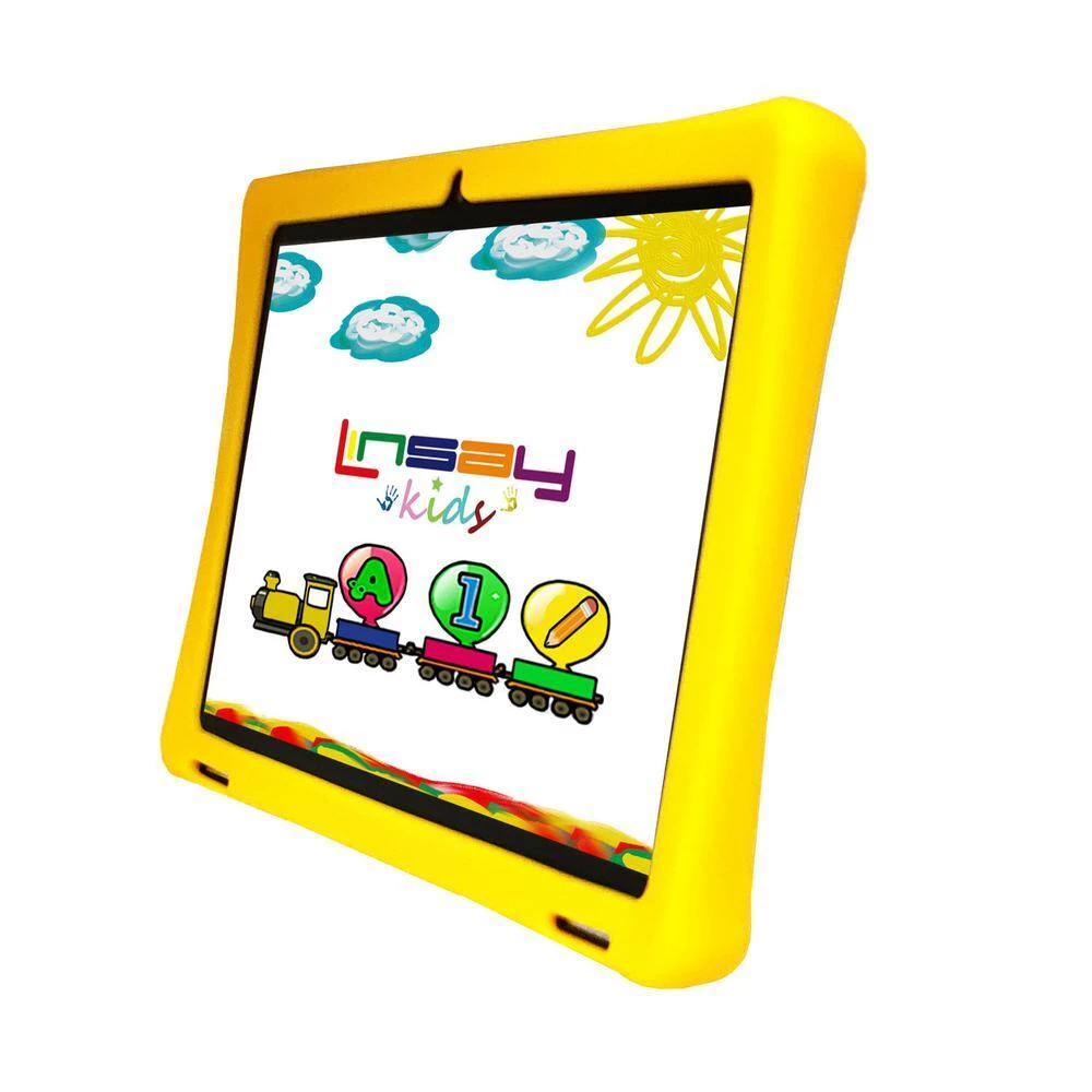 10.1 in. 1280x800 IPS 2GB RAM 32GB Storage Android 12 Tablet with Yellow Kids Defender Case by LINSAY 5 10.1 in. 1280x800 IPS 2GB RAM 32GB Storage Android 12 Tablet with Yellow Kids Defender Case by LINSAY - Image 3