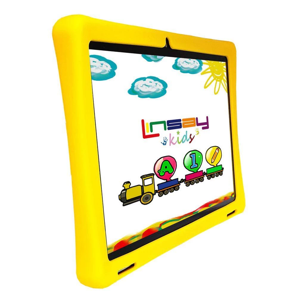 10.1 in. 1280x800 IPS 2GB RAM 32GB Storage Android 12 Tablet with Yellow Kids Defender Case by LINSAY 4 10.1 in. 1280x800 IPS 2GB RAM 32GB Storage Android 12 Tablet with Yellow Kids Defender Case by LINSAY - Image 2