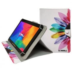 10.1 in. 1280x800 IPS 2GB RAM 32GB Storage Android 12 Tablet with Rainbow Marble Leather Case by LINSAY -Cheap parkworld Store black linsay tablets accessories f10iprain 4f 1000