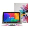 10.1 in. 1280x800 IPS 2GB RAM 32GB Storage Android 12 Tablet with Rainbow Marble Leather Case by LINSAY