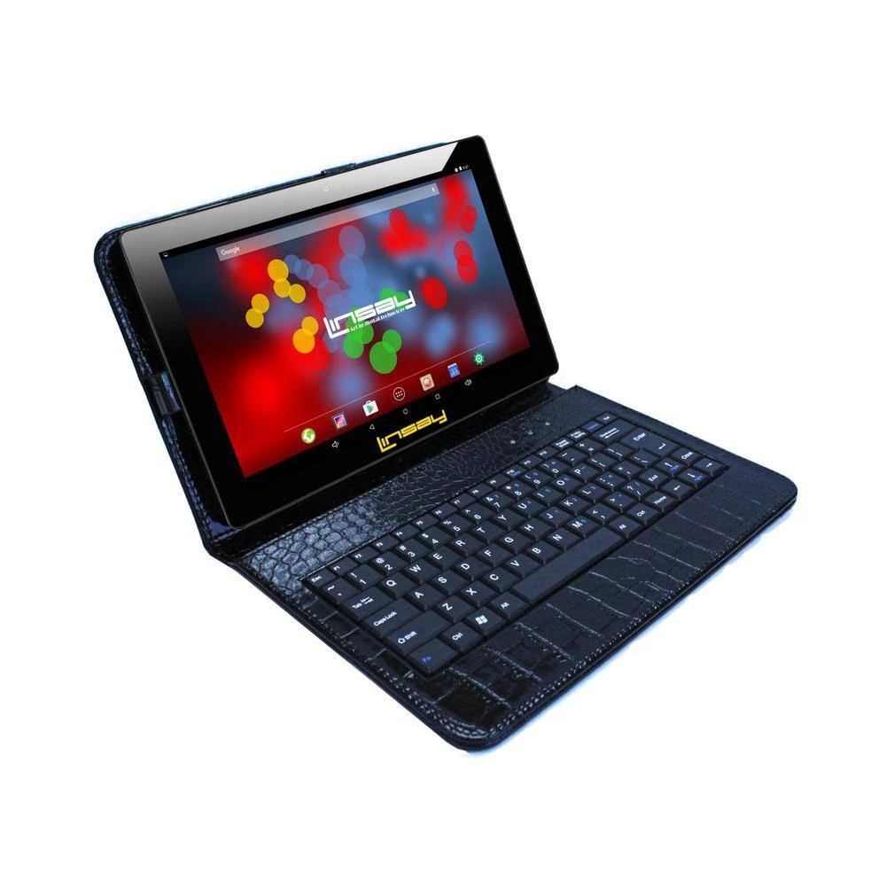 10.1 in. 1280x800 IPS 2GB RAM 32GB Android 12 Tablet with Black Crocodile Keyboard by LINSAY 4 10.1 in. 1280x800 IPS 2GB RAM 32GB Android 12 Tablet with Black Crocodile Keyboard by LINSAY - Image 2