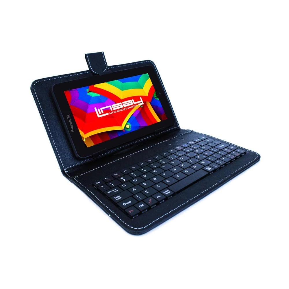 7 in. 2GB RAM 32GB Android 12 Quad Core Tablet with Black Keyboard by LINSAY 4 7 in. 2GB RAM 32GB Android 12 Quad Core Tablet with Black Keyboard by LINSAY - Image 2