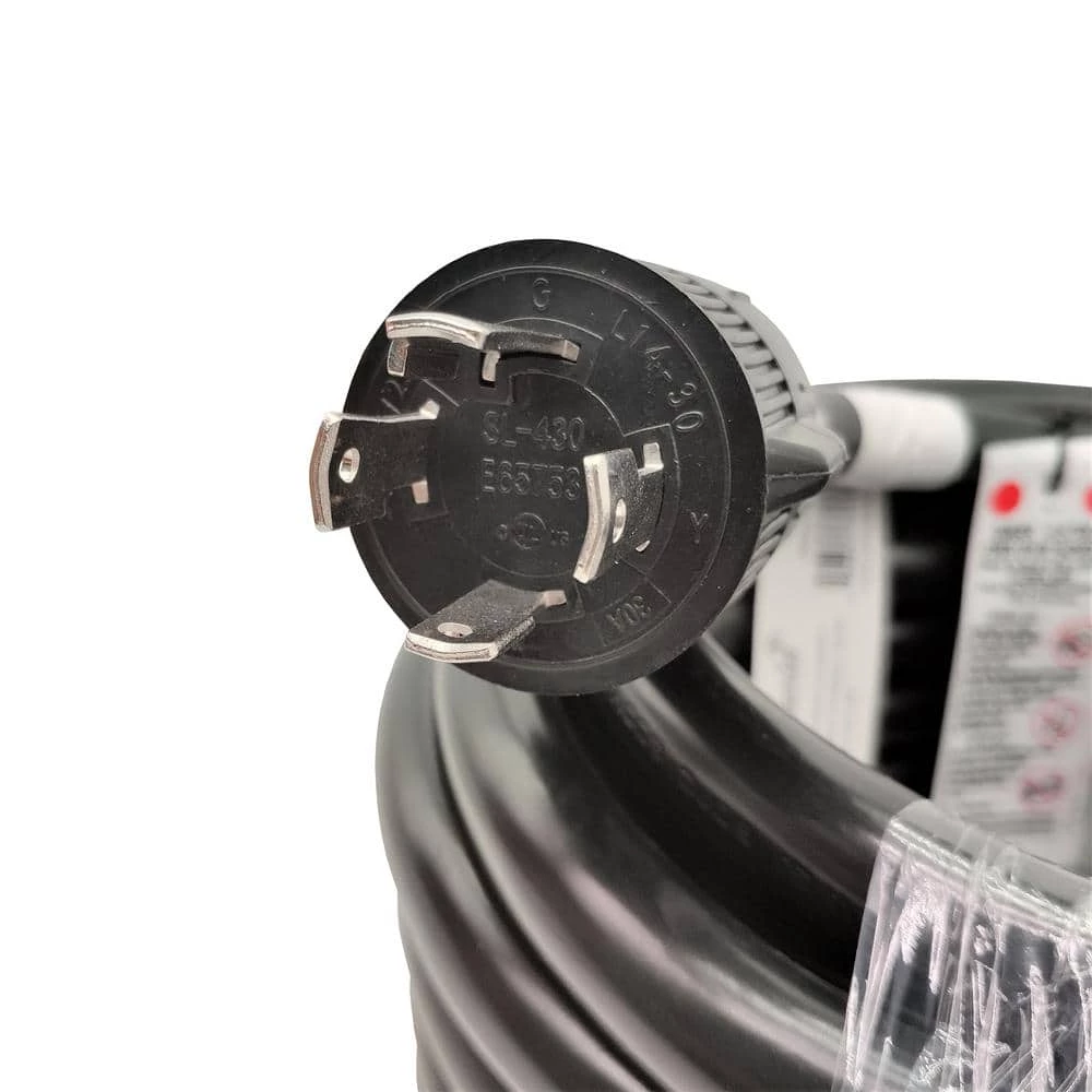 25 ft. 10/4 NEMA L14-30 Generator Extension Cord (NEMA L14-30P to L14-30R with Lighted) UL Listed by parkworld 5 25 ft. 10/4 NEMA L14-30 Generator Extension Cord (NEMA L14-30P to L14-30R with Lighted) UL Listed by parkworld - Image 3