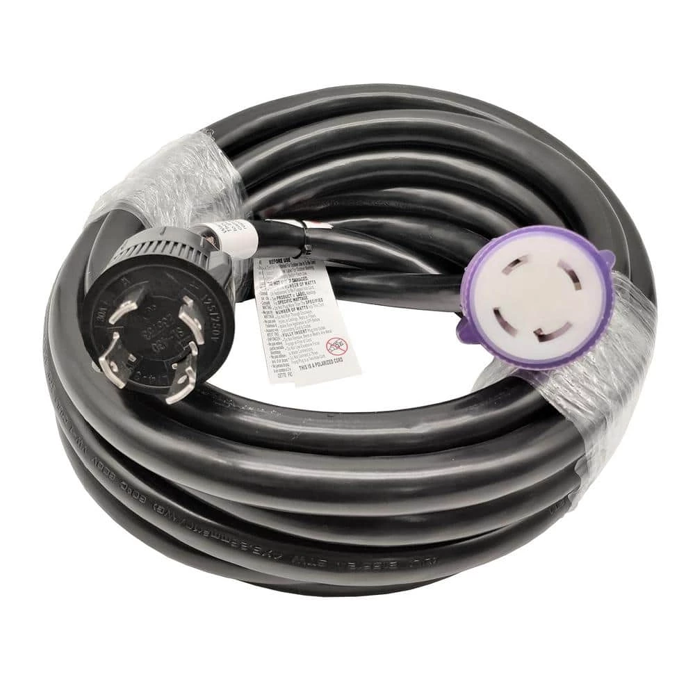 25 ft. 10/4 NEMA L14-30 Generator Extension Cord (NEMA L14-30P to L14-30R with Lighted) UL Listed by parkworld 3 25 ft. 10/4 NEMA L14-30 Generator Extension Cord (NEMA L14-30P to L14-30R with Lighted) UL Listed by parkworld