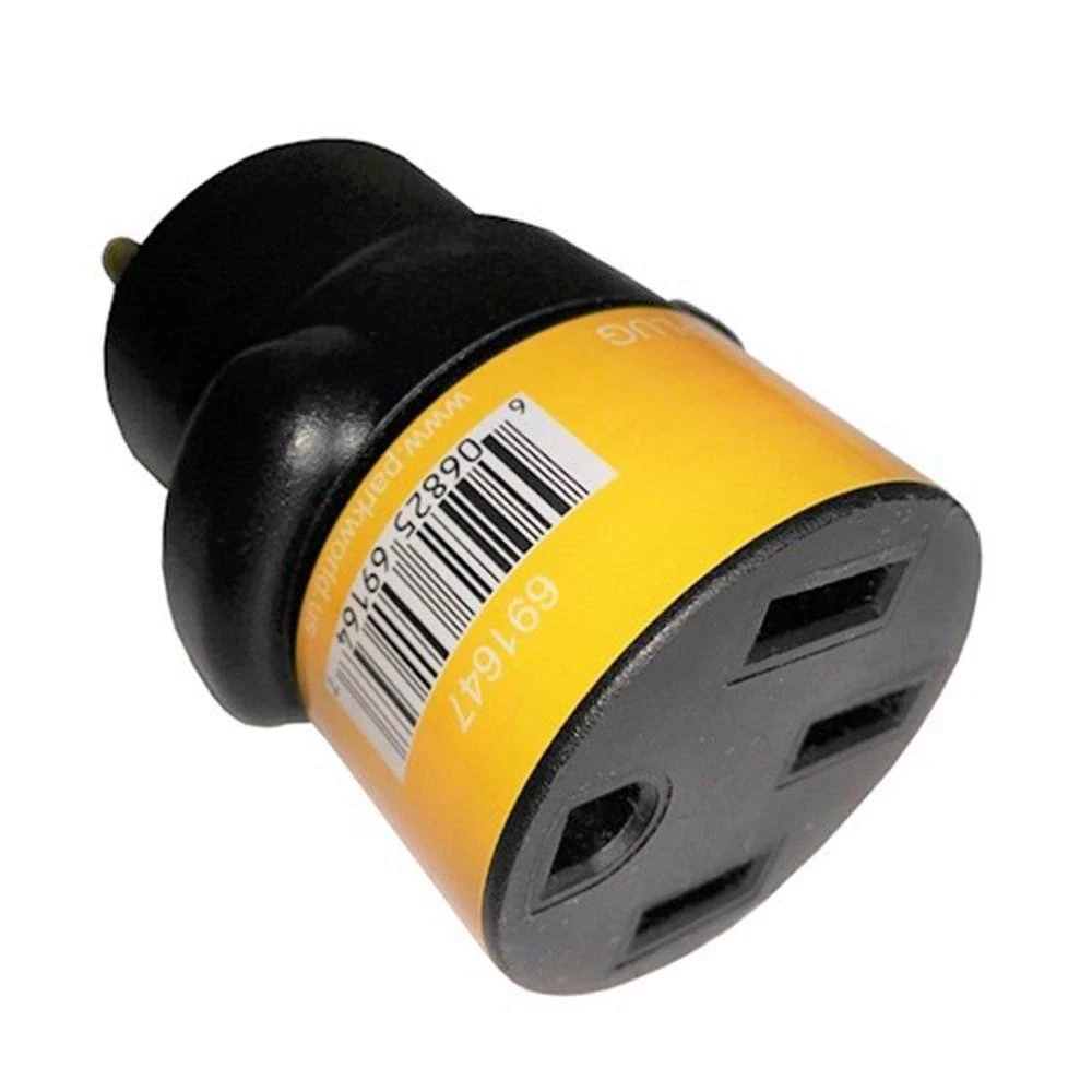 RV 30 Amp 3-Prong TT-30P Plug to RV/Generator 50 Amp 4-Prong 14-50R Outlet Splitter Adapter(TT-30P to 14-50R) For RVs by parkworld 4 RV 30 Amp 3-Prong TT-30P Plug to RV/Generator 50 Amp 4-Prong 14-50R Outlet Splitter Adapter(TT-30P to 14-50R) For RVs by parkworld - Image 2