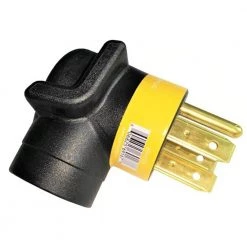 RV 50 Amp 4-Prong 14-50P Plug to RV 30 Amp 3-Prong TT-30R Outlet Splitter Right Angle Adapter(NEMA 14-50P to TT-30R) by parkworld -Cheap parkworld Store black parkworld plug adapters 691678 4f 1000