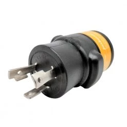 Generator 30 Amp 3-Prong Locking L5-30P Plug to 50 Amp RV 4-Prong 14-50R Outlet Splitter Adapter(L5-30P to 14-50R)For RV by parkworld