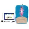 10.1 in. 1280x800 IPS 2GB RAM 32GB Android 12 Tablet with Blue Kids Case, LED Backpack, Earphones, Holder and Pen by LINSAY