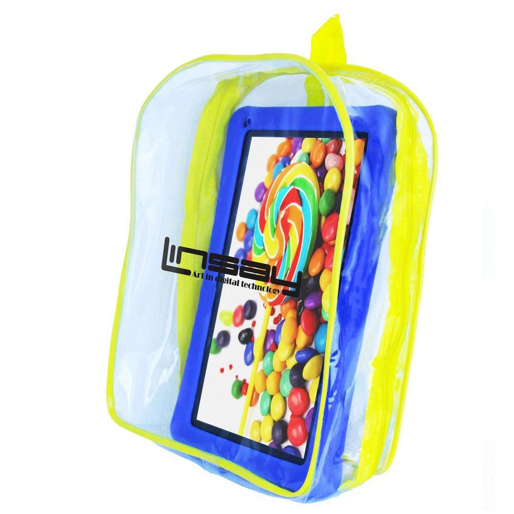 10.1 in. 2GB RAM 32GB Android 12 Quad Core Tablet with Blue Kids Defender Case and Backpack by LINSAY 5 10.1 in. 2GB RAM 32GB Android 12 Quad Core Tablet with Blue Kids Defender Case and Backpack by LINSAY - Image 3
