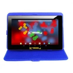 10.1 in. 1280x800 IPS 2GB RAM 32GB Android 12 Tablet with Blue Case by LINSAY