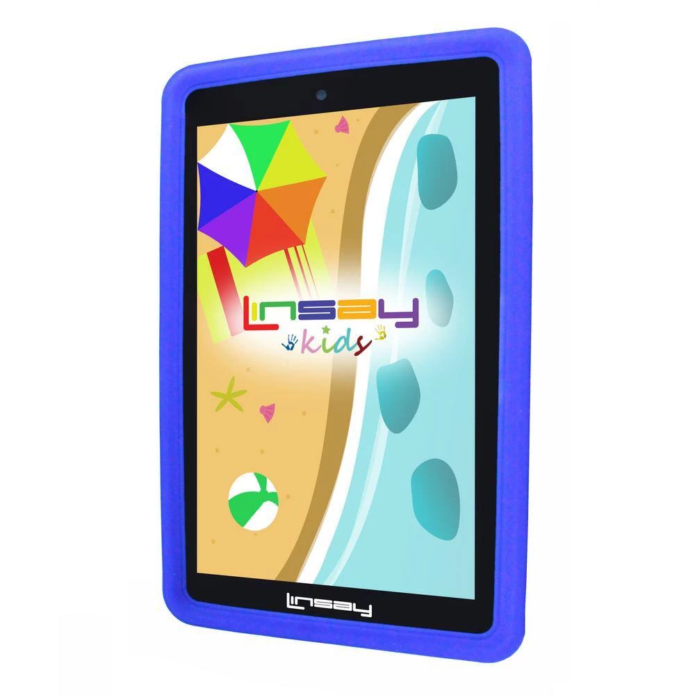 7 in. 2GB RAM 32GB Android 12 Quad Core Tablet with Blue Kids Defender Case by LINSAY 5 7 in. 2GB RAM 32GB Android 12 Quad Core Tablet with Blue Kids Defender Case by LINSAY - Image 3