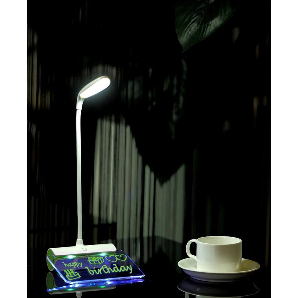 Smart LED Lamp Touch with 2 USB Charger Port Multi-Charging Station Notepad Light Green Incandescent and Night Light by LINSAY 5 Smart LED Lamp Touch with 2 USB Charger Port Multi-Charging Station Notepad Light Green Incandescent and Night Light by LINSAY - Image 3