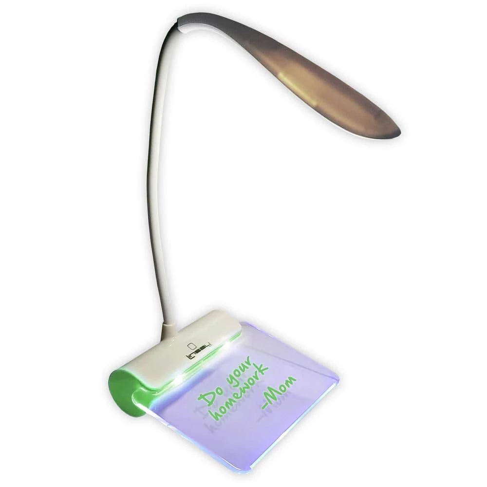 Smart LED Lamp Touch with 2 USB Charger Port Multi-Charging Station Notepad Light Green Incandescent and Night Light by LINSAY 3 Smart LED Lamp Touch with 2 USB Charger Port Multi-Charging Station Notepad Light Green Incandescent and Night Light by LINSAY