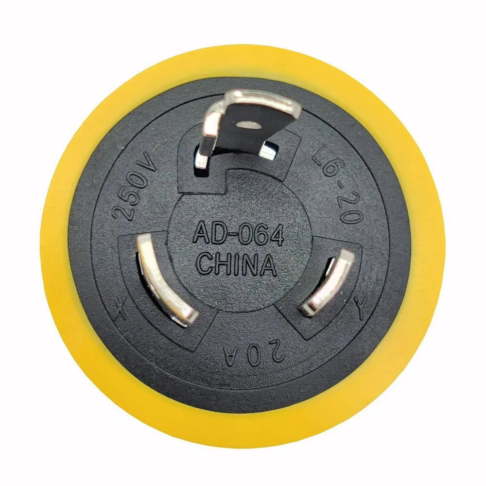 20 Amp Locking 3-Prong L6-20P Plug to 20 Amp T-Blade 6-20R/6-15R Outlet Splitter Adapter(L6-20P to 6-20R/6-15R) by parkworld 6 20 Amp Locking 3-Prong L6-20P Plug to 20 Amp T-Blade 6-20R/6-15R Outlet Splitter Adapter(L6-20P to 6-20R/6-15R) by parkworld - Image 4