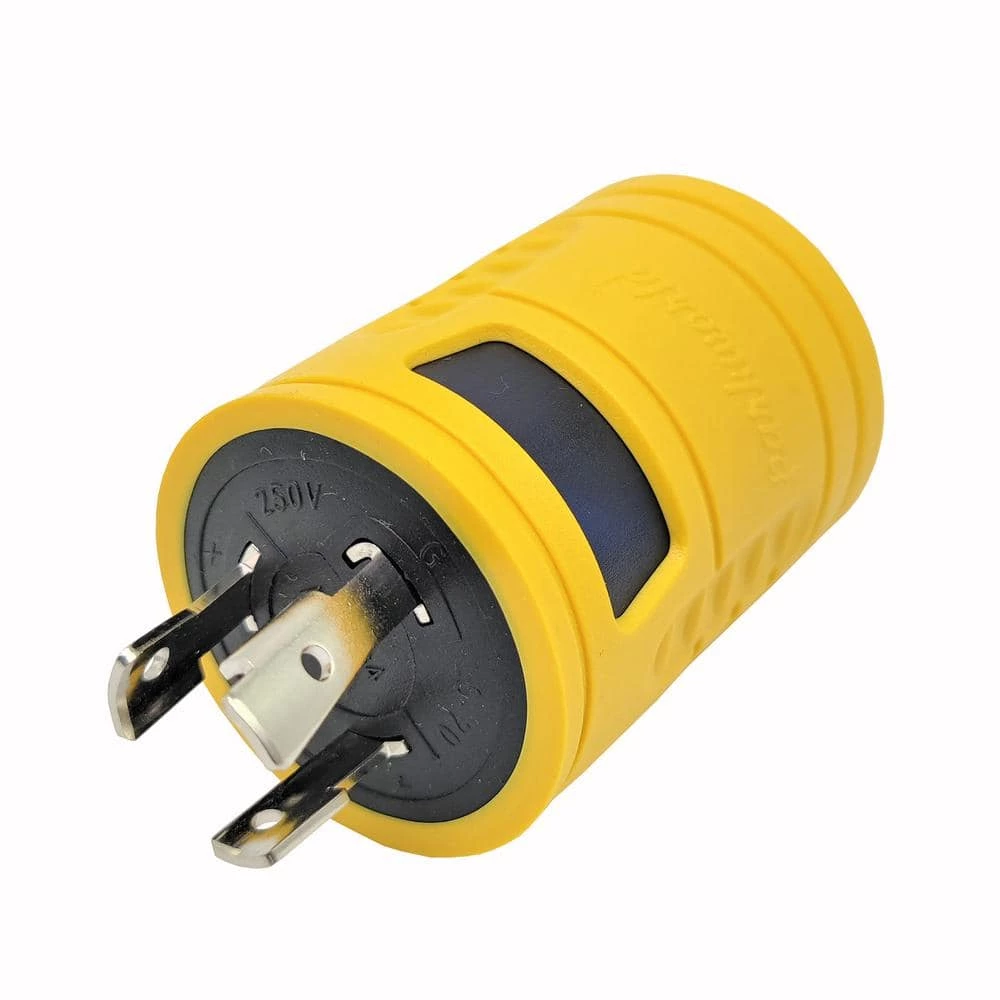 20 Amp Locking 3-Prong L6-20P Plug to 20 Amp T-Blade 6-20R/6-15R Outlet Splitter Adapter(L6-20P to 6-20R/6-15R) by parkworld 4 20 Amp Locking 3-Prong L6-20P Plug to 20 Amp T-Blade 6-20R/6-15R Outlet Splitter Adapter(L6-20P to 6-20R/6-15R) by parkworld - Image 2