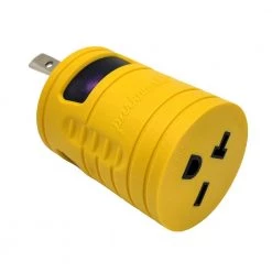 30 Amp 3-Prong Locking NEMA L6-30P Plug to 20 Amp T-Blade 6-20R/6-15R Outlet Splitter Adapter(L6-30P to 6-20R/6-15R) by parkworld -Cheap parkworld Store green parkworld plug adapters 60684 4f 1000