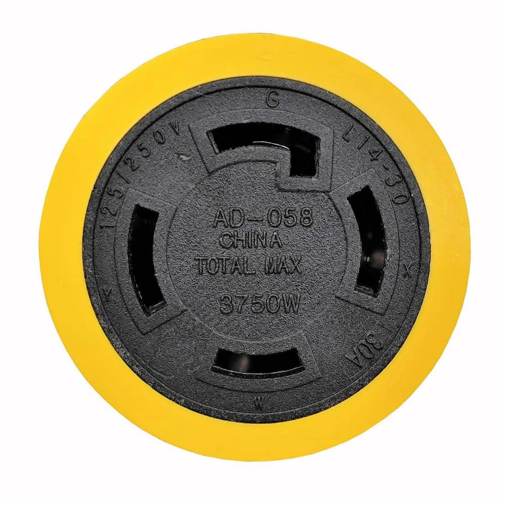 RV 30 Amp 3-Prong TT-30P Plug to 30 Amp Generator 4-Prong Locking L14-30R Outlet Splitter Adapter(TT-30P to L14-30R) by parkworld 5 RV 30 Amp 3-Prong TT-30P Plug to 30 Amp Generator 4-Prong Locking L14-30R Outlet Splitter Adapter(TT-30P to L14-30R) by parkworld - Image 3