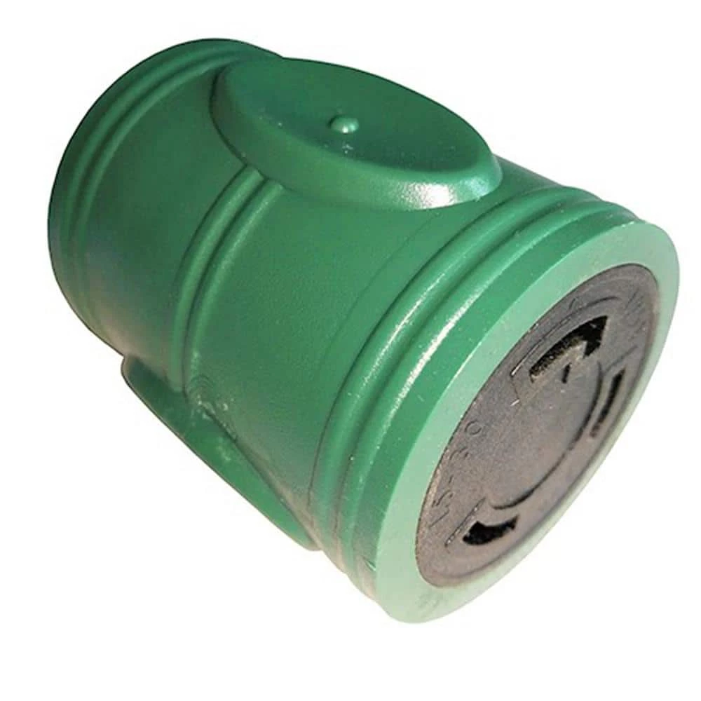 Household Regular 15 Amp 3-Prong NEMA 5-15P Plug to 30 Amp Locking L5-30R Outlet Splitter Adapter(5-15P to L5-30R) by parkworld 4 Household Regular 15 Amp 3-Prong NEMA 5-15P Plug to 30 Amp Locking L5-30R Outlet Splitter Adapter(5-15P to L5-30R) by parkworld - Image 2