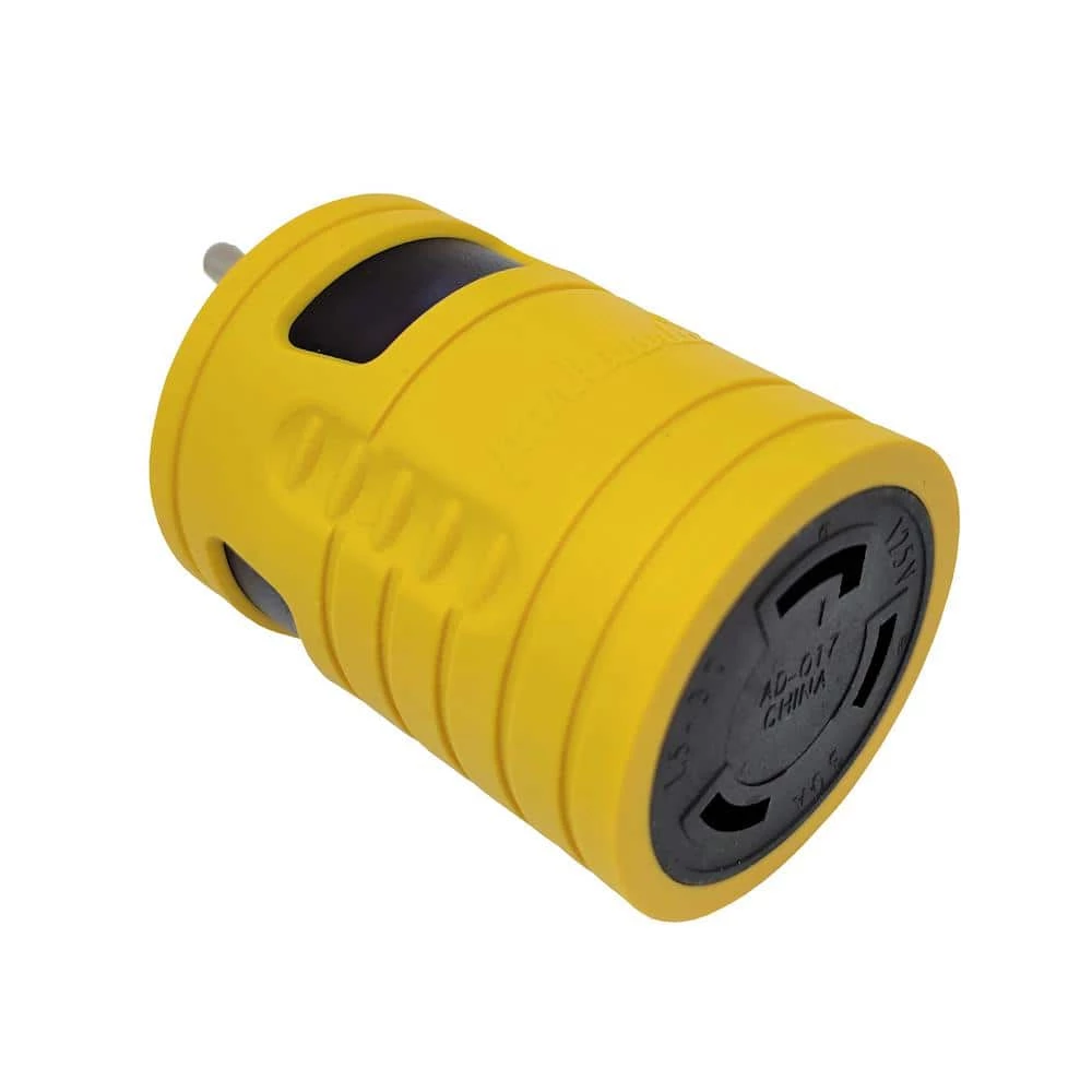 Generator 20 Amp NEMA 5-20P Plug to 30 Amp Locking L5-30R Outlet Splitter Adapter(NEMA 5-20P to L5-30R) by parkworld 4 Generator 20 Amp NEMA 5-20P Plug to 30 Amp Locking L5-30R Outlet Splitter Adapter(NEMA 5-20P to L5-30R) by parkworld - Image 2