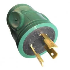 Generator 20 Amp Locking 3-Prong NEMA L5-20P Plug to RV 30 Amp TT-30R Outlet Splitter Adapter(L5-20P to TT-30R) by parkworld