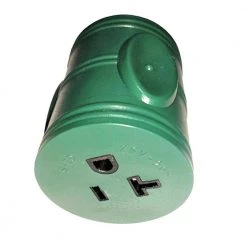 Generator 20 Amp Locking 3-Prong L5-20P Plug to 20 Amp T-Blade 5-20R/5-15R Outlet Splitter Adapter(L5-20P to 5-20/15R) by parkworld -Cheap parkworld Store green parkworld plug adapters 884876 1f 1000