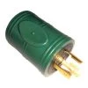 Generator 20 Amp Locking 3-Prong L5-20P Plug to 20 Amp T-Blade 5-20R/5-15R Outlet Splitter Adapter(L5-20P to 5-20/15R) by parkworld -Cheap parkworld Store green parkworld plug adapters 884876 64 1000