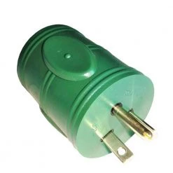 Generator 20 Amp 3-Prong 5-20P Plug to Locking 20 Amp 125-Volt L5-20R Outlet Splitter Adapter(NEMA 5-20P to L5-20R) by parkworld