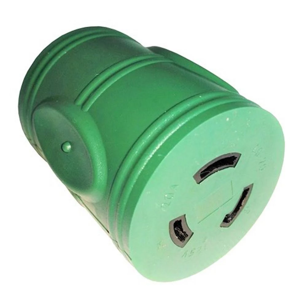 Generator 20 Amp 3-Prong 5-20P Plug to Locking 20 Amp 125-Volt L5-20R Outlet Splitter Adapter(NEMA 5-20P to L5-20R) by parkworld 3 Generator 20 Amp 3-Prong 5-20P Plug to Locking 20 Amp 125-Volt L5-20R Outlet Splitter Adapter(NEMA 5-20P to L5-20R) by parkworld - Image 2