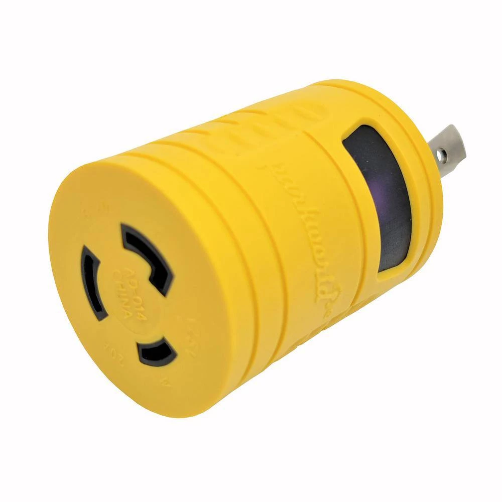 Generator 30 Amp 3-Prong Locking NEMA L5-30P Plug to 20 Amp Locking L5-20R Outlet Splitter Adapter(L5-30P to L5-20R) by parkworld 5 Generator 30 Amp 3-Prong Locking NEMA L5-30P Plug to 20 Amp Locking L5-20R Outlet Splitter Adapter(L5-30P to L5-20R) by parkworld - Image 3