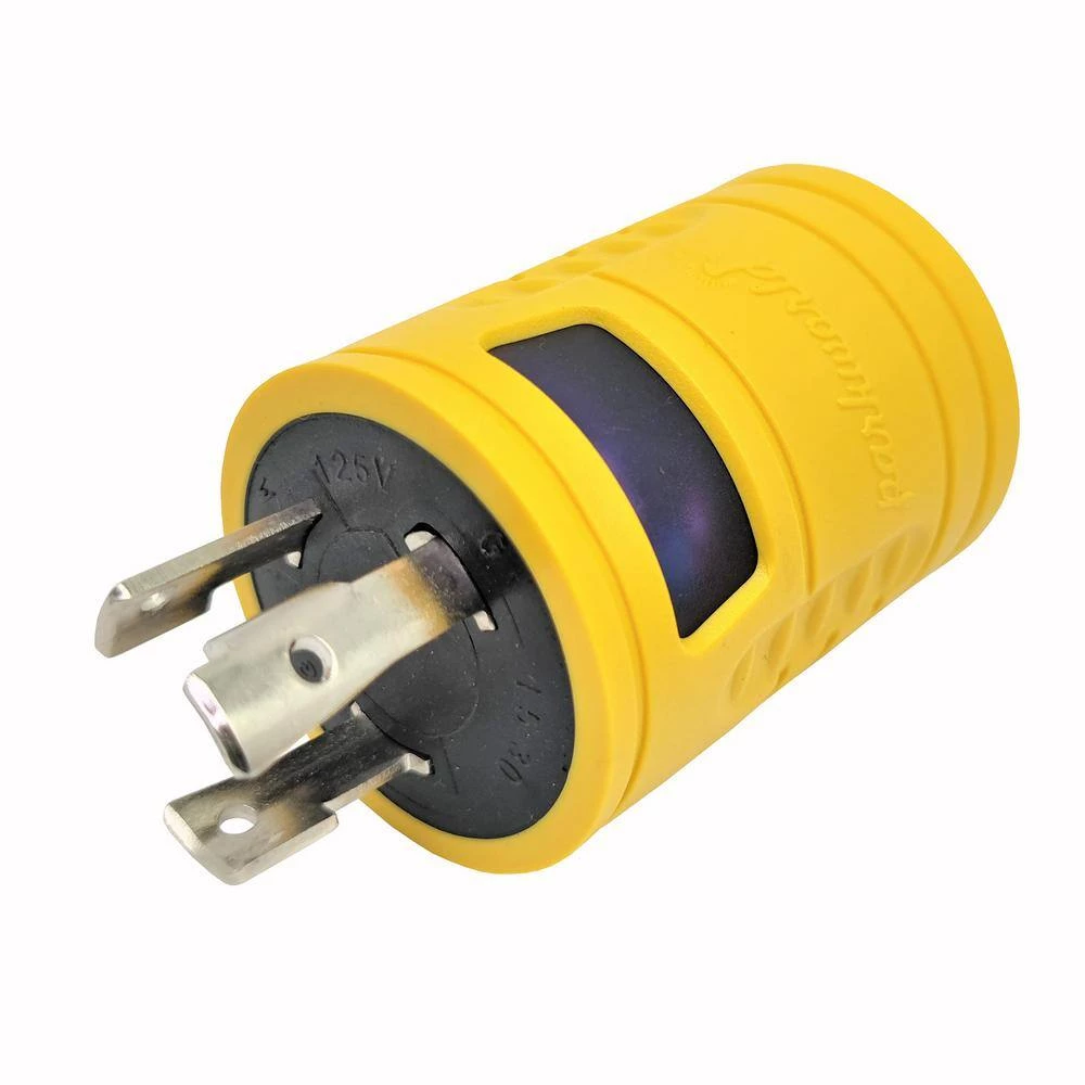 Generator 30 Amp 3-Prong Locking NEMA L5-30P Plug to 20 Amp Locking L5-20R Outlet Splitter Adapter(L5-30P to L5-20R) by parkworld 4 Generator 30 Amp 3-Prong Locking NEMA L5-30P Plug to 20 Amp Locking L5-20R Outlet Splitter Adapter(L5-30P to L5-20R) by parkworld - Image 2