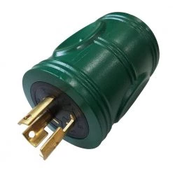 15 Amp Locking 3-Prong L5-15P Plug to 20 Amp 5-20R/5-15R T-Blade Outlet Splitter Adapter(NEMA L5-15P to 5-20R/5-15R) by parkworld