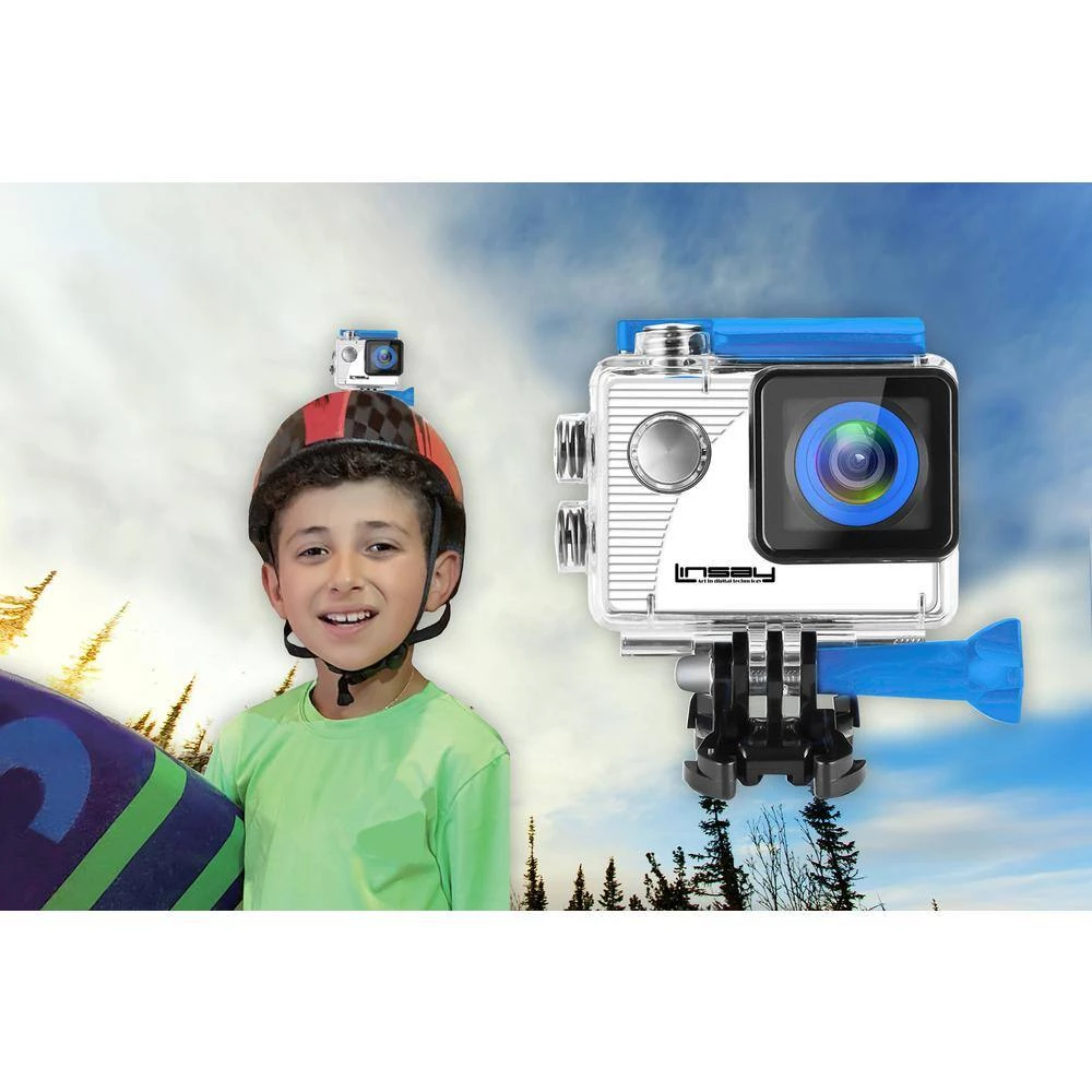 Funny Kids Blue Action Camera Sport Outdoor Activities HD Video and Photos Micro SD Card Slot up to 32GB by LINSAY 7 Funny Kids Blue Action Camera Sport Outdoor Activities HD Video and Photos Micro SD Card Slot up to 32GB by LINSAY - Image 5
