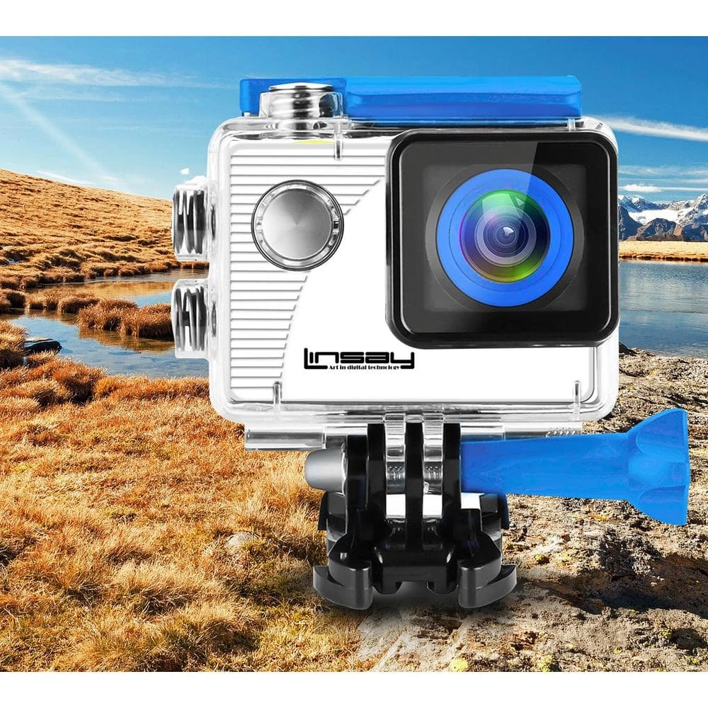 Funny Kids Blue Action Camera Sport Outdoor Activities HD Video and Photos Micro SD Card Slot up to 32GB by LINSAY 4 Funny Kids Blue Action Camera Sport Outdoor Activities HD Video and Photos Micro SD Card Slot up to 32GB by LINSAY - Image 2