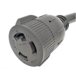 1.5 ft. 10/3 3-Wire 20 Amp 125/250-Volt 4-Prong Locking NEMA L14-20P to 30 Amp 3-Prong L6-30R Receptacle Adapter Cord by parkworld -Cheap parkworld Store parkworld appliance extension cords 60035 4f 1000