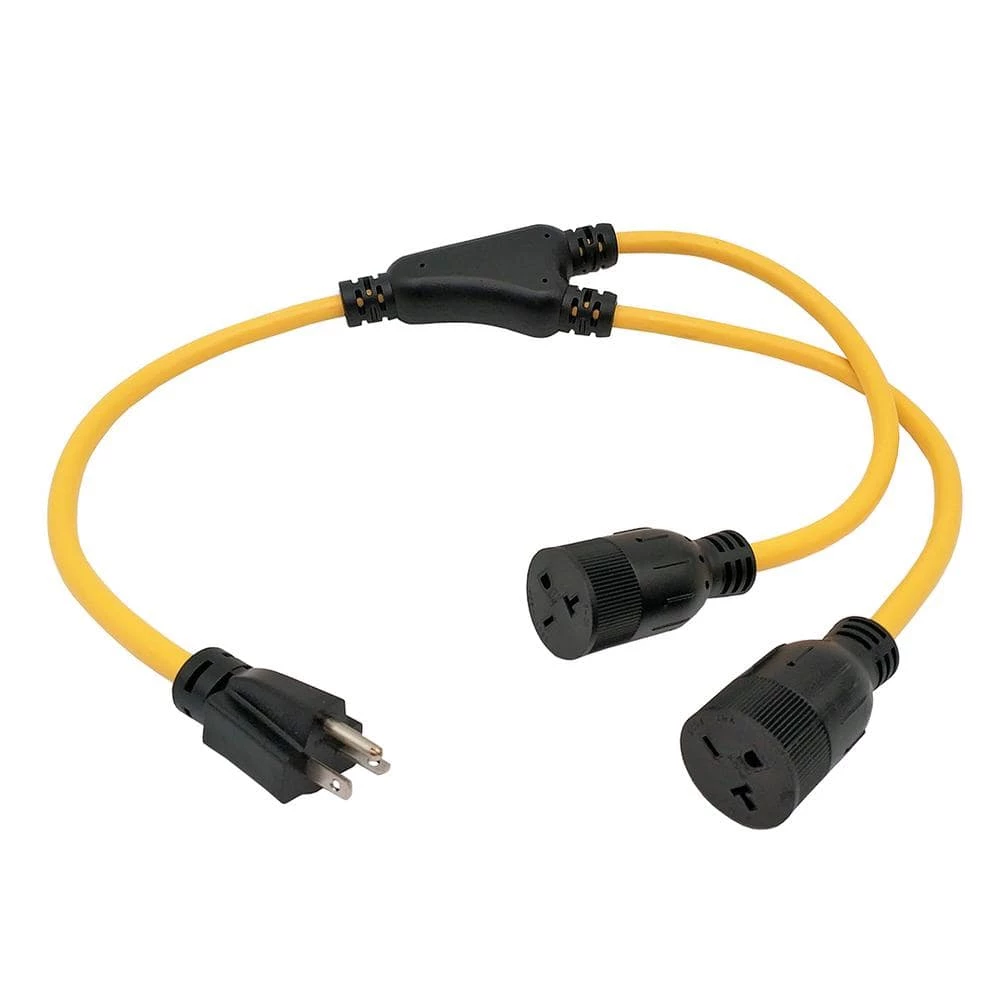 3 ft. 12/3 3-Wire NEMA 6-20 Splitter NEMA 6-20P to (2) 6-20R T-Blade for 6-15R Receptacle Y Adapter Cord by parkworld 3 3 ft. 12/3 3-Wire NEMA 6-20 Splitter NEMA 6-20P to (2) 6-20R T-Blade for 6-15R Receptacle Y Adapter Cord by parkworld