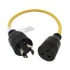 2 ft. 12/3 3-Wire 20 Amp 250-Volt NEMA L14-30P to 6-20R(T-Blade 6-15R) Adapter Cord by parkworld 1 2 ft. 12/3 3-Wire 20 Amp 250-Volt NEMA L14-30P to 6-20R(T-Blade 6-15R) Adapter Cord by parkworld -Cheap parkworld Store parkworld appliance extension cords 60530 64 1000