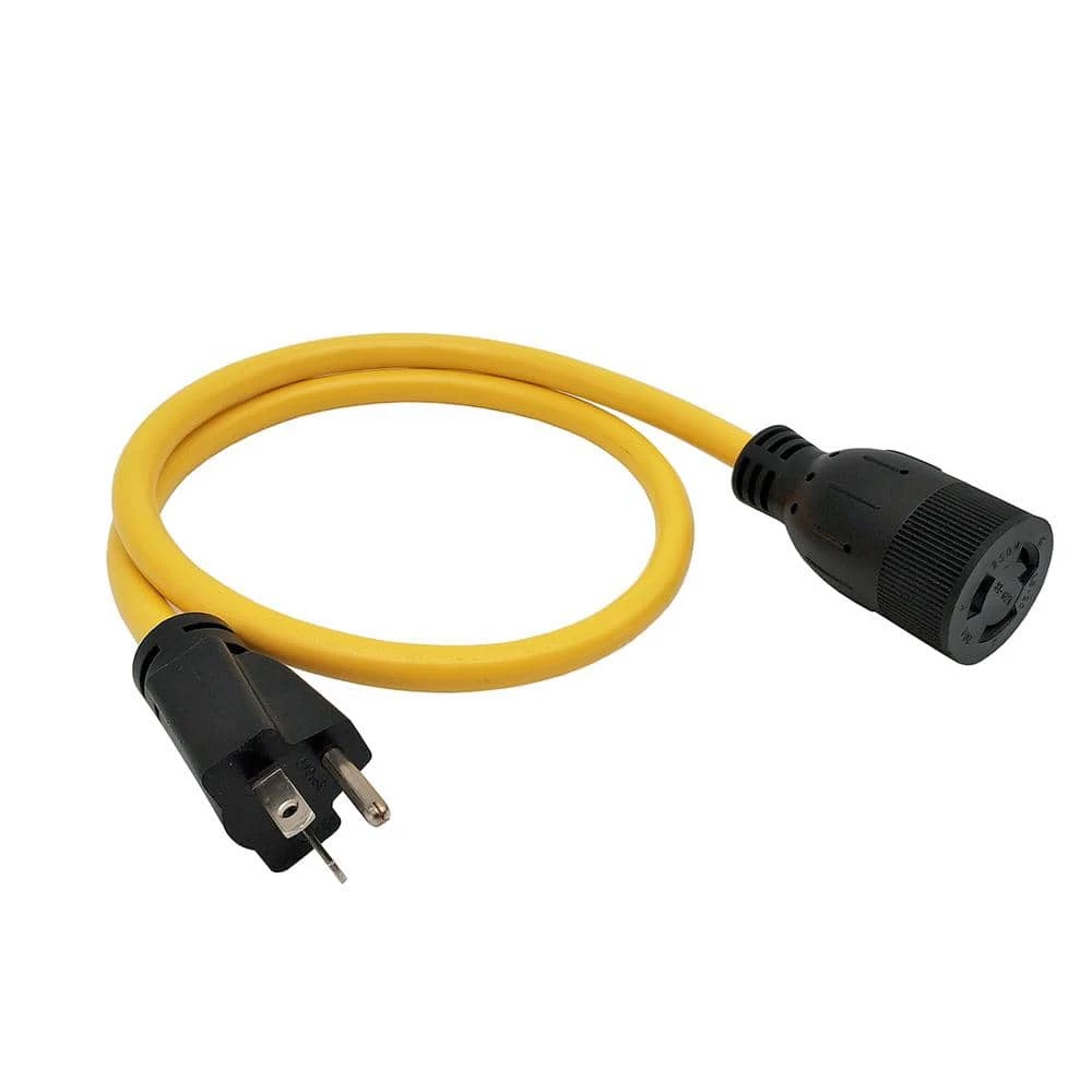 3 ft. 12/3 3-Wire 20 Amp 250-Volt 3-Prong NEMA 6-20P to 3-Prong Locking L6-20R Receptacle HVAC Adapter Cord by parkworld 3 3 ft. 12/3 3-Wire 20 Amp 250-Volt 3-Prong NEMA 6-20P to 3-Prong Locking L6-20R Receptacle HVAC Adapter Cord by parkworld