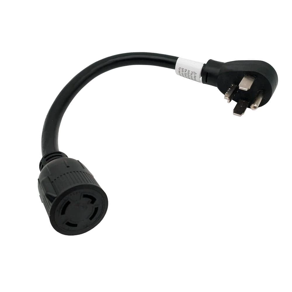 1.5 ft. 10/4 4-Wire 30 Amp 125/250-Volt 4-Prong Dryer 14-30P Plug to L14-30R Receptacle Adapter Cord(14-30P to L14-30R) by parkworld 6 1.5 ft. 10/4 4-Wire 30 Amp 125/250-Volt 4-Prong Dryer 14-30P Plug to L14-30R Receptacle Adapter Cord(14-30P to L14-30R) by parkworld - Image 4