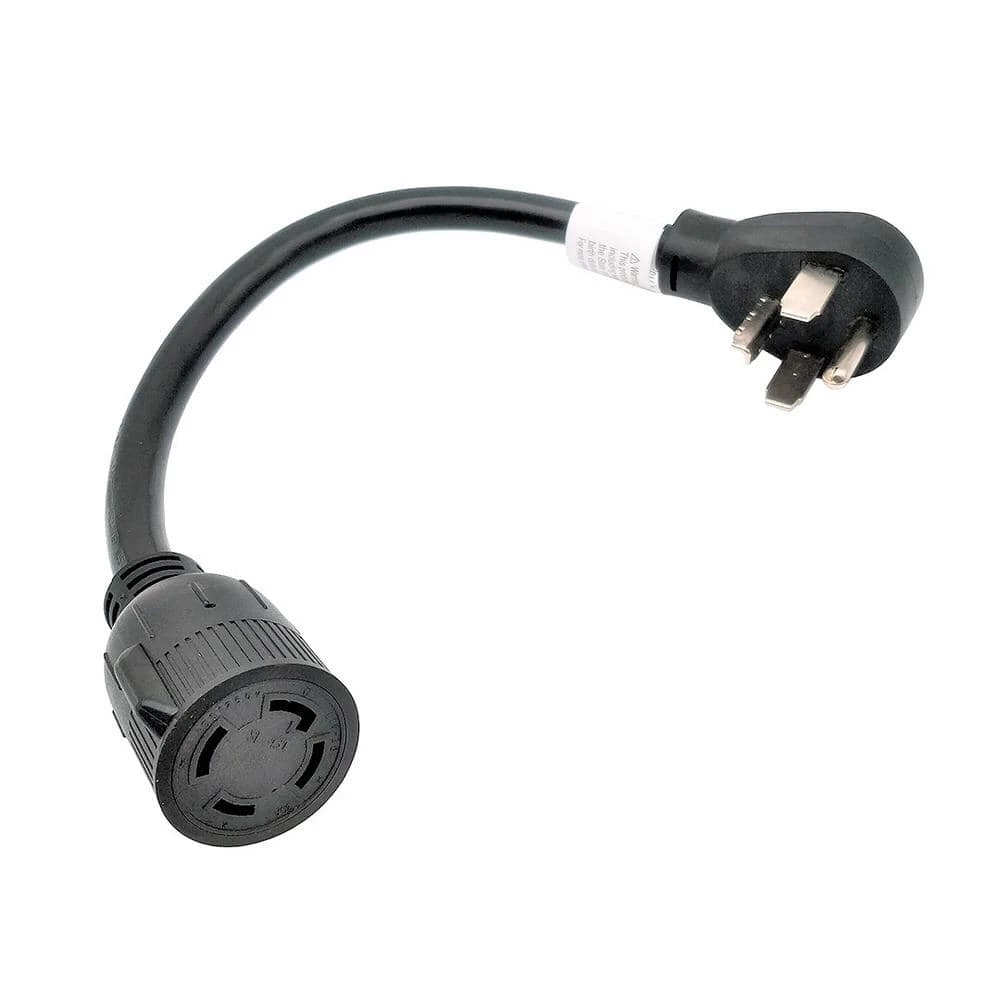 1.5 ft. 10/4 4-Wire 30 Amp 125/250-Volt 4-Prong Dryer 14-30P Plug to L14-30R Receptacle Adapter Cord(14-30P to L14-30R) by parkworld 3 1.5 ft. 10/4 4-Wire 30 Amp 125/250-Volt 4-Prong Dryer 14-30P Plug to L14-30R Receptacle Adapter Cord(14-30P to L14-30R) by parkworld