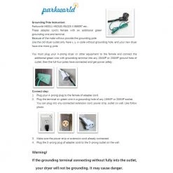 1.5 ft. 10/3 3-Wire 50 Amp 3-Prong Old Range/Dryer Plug NEMA 10-50P to 30 Amp 4-Prong New Dryer 14-30R Adapter Cord by parkworld 9 1.5 ft. 10/3 3-Wire 50 Amp 3-Prong Old Range/Dryer Plug NEMA 10-50P to 30 Amp 4-Prong New Dryer 14-30R Adapter Cord by parkworld -Cheap parkworld Store parkworld appliance extension cords 61025 1f 1000