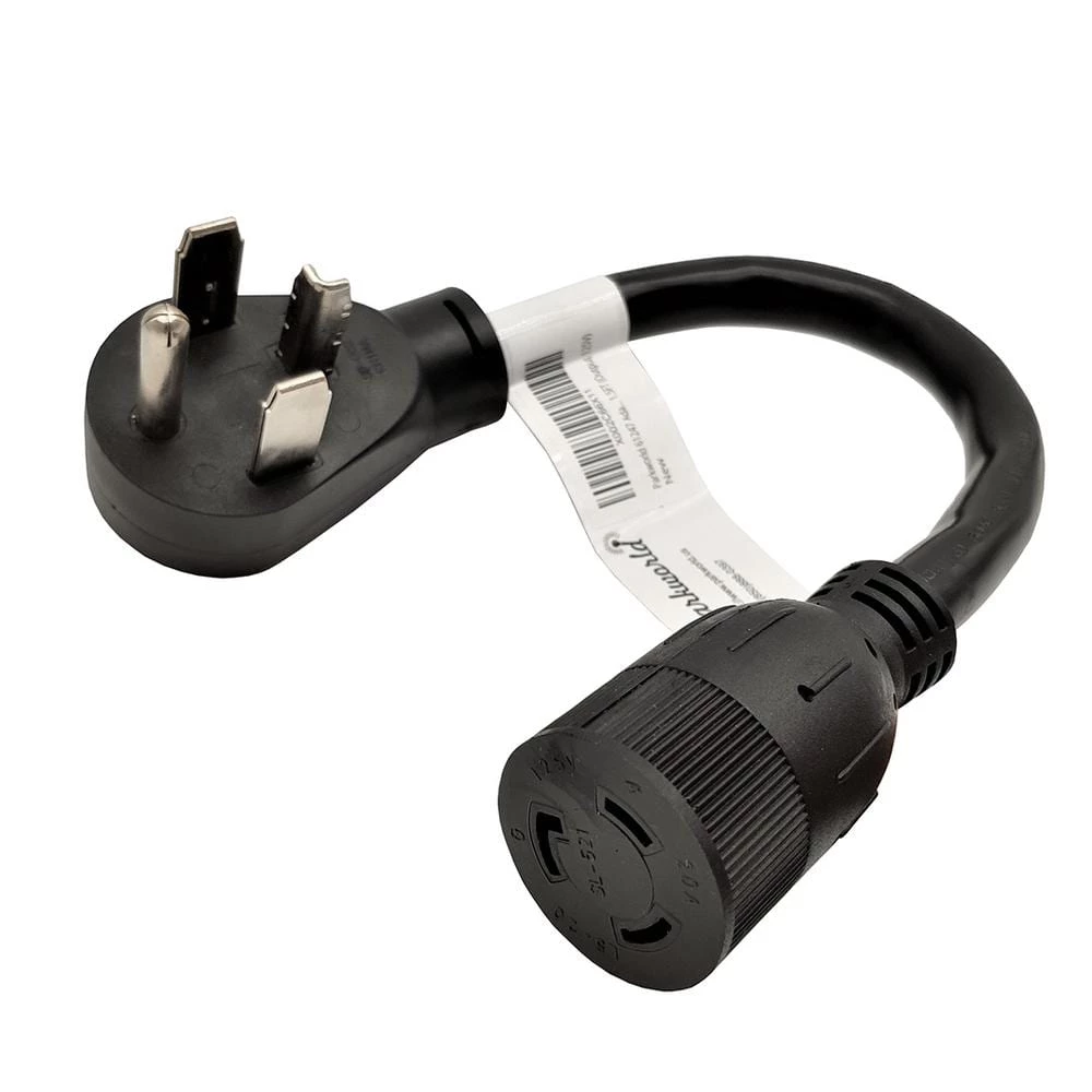 1 ft. 10/3 3-Wire 30 Amp 125/250-Volt 4-Prong Dryer NEMA 14-30P Plug to 20 Amp 3-Prong Locking L5-20R Adapter Cord by parkworld 3 1 ft. 10/3 3-Wire 30 Amp 125/250-Volt 4-Prong Dryer NEMA 14-30P Plug to 20 Amp 3-Prong Locking L5-20R Adapter Cord by parkworld