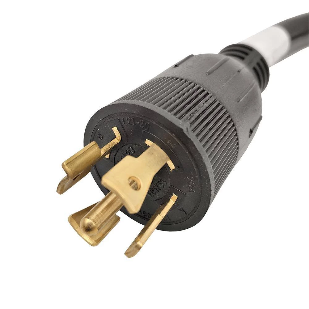 1 ft. 10/3 3-Wire 20 Amp 208-Volt 5-Prong Locking NEMA L21-20P Plug to 30 Amp 3-Prong Locking L6-30R Adapter Cord by parkworld 4 1 ft. 10/3 3-Wire 20 Amp 208-Volt 5-Prong Locking NEMA L21-20P Plug to 30 Amp 3-Prong Locking L6-30R Adapter Cord by parkworld - Image 2