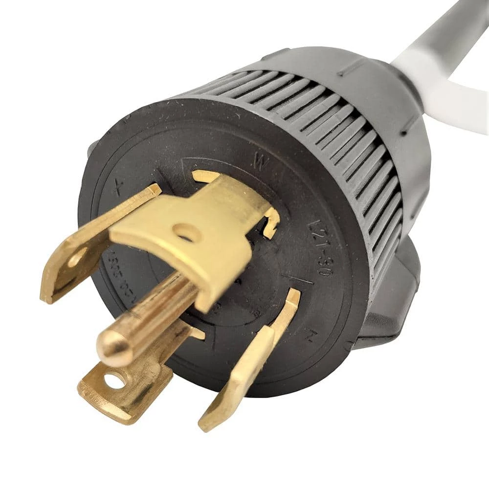 1 ft. 10/3 3-Wire 30 Amp 208-Volt 5-Prong Locking NEMA L21-30P to 20 Amp 3-Prong Locking L6-20R Receptacle Adapter Cord by parkworld 4 1 ft. 10/3 3-Wire 30 Amp 208-Volt 5-Prong Locking NEMA L21-30P to 20 Amp 3-Prong Locking L6-20R Receptacle Adapter Cord by parkworld - Image 2