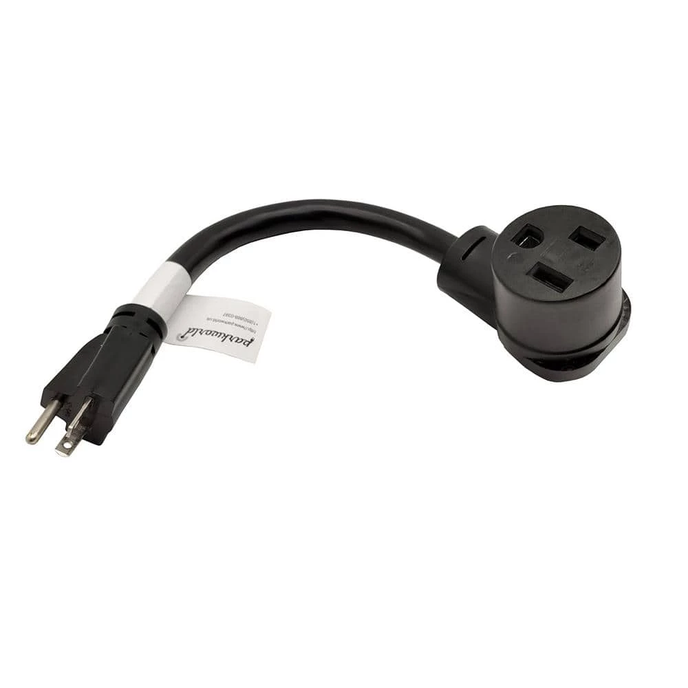 1 ft. 10/3 3-Wire 20 Amp 250-Volt NEMA 6-20P Plug to 50 Amp 6-50R Welder Adapter Cord by parkworld 3 1 ft. 10/3 3-Wire 20 Amp 250-Volt NEMA 6-20P Plug to 50 Amp 6-50R Welder Adapter Cord by parkworld