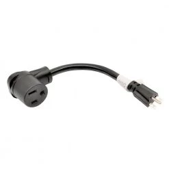 1 ft. 10/3 3-Wire 15 Amp 250-Volt 3-Prong NEMA 6-15P Plug to 50 Amp 6-50R Receptacle Adapter Cord(6-15P to 6-50R) by parkworld