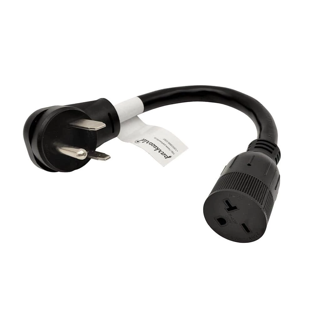 1 ft. 10/3 3-Wire 20 Amp 250-Volt NEMA 6-50P to 6-20R(T-Blade 6-15R) Welder Adapter Cord by parkworld 3 1 ft. 10/3 3-Wire 20 Amp 250-Volt NEMA 6-50P to 6-20R(T-Blade 6-15R) Welder Adapter Cord by parkworld