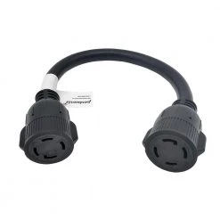 1.5 ft. 10/4 4-Wire 30 Amp 125/250-Volt NEMA L14-30R to L14-30R Felmale to Female Transfer Switch Inlet Adapter Cord by parkworld 7 1.5 ft. 10/4 4-Wire 30 Amp 125/250-Volt NEMA L14-30R to L14-30R Felmale to Female Transfer Switch Inlet Adapter Cord by parkworld -Cheap parkworld Store parkworld appliance extension cords 68345 4f 1000