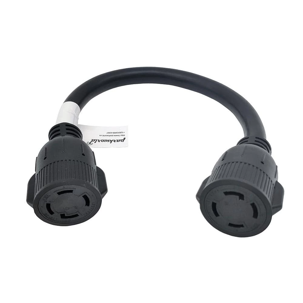 1.5 ft. 10/4 4-Wire 30 Amp 125/250-Volt NEMA L14-30R to L14-30R Felmale to Female Transfer Switch Inlet Adapter Cord by parkworld 5 1.5 ft. 10/4 4-Wire 30 Amp 125/250-Volt NEMA L14-30R to L14-30R Felmale to Female Transfer Switch Inlet Adapter Cord by parkworld - Image 3